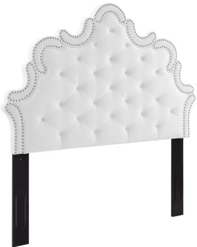 Arabella Button-Tufted Performance Velvet King/California King Headboard