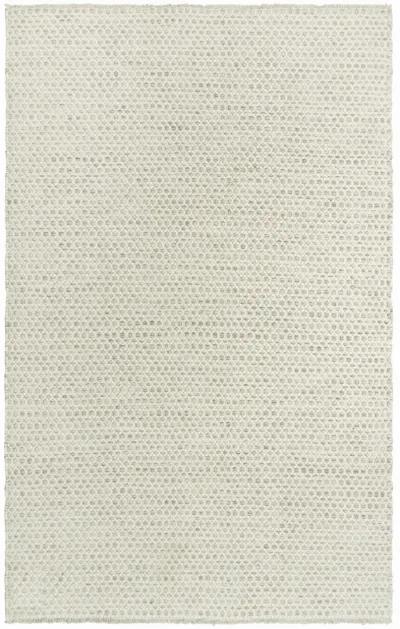 Windsor Beige Basket weave Wool 7'6" x 9'6" Rectangle Rug