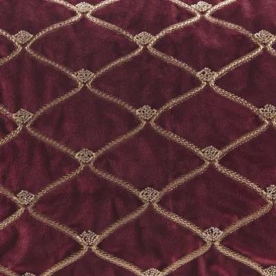 Croscill Classics Aumont Burgundy Oblong Decor Pillow