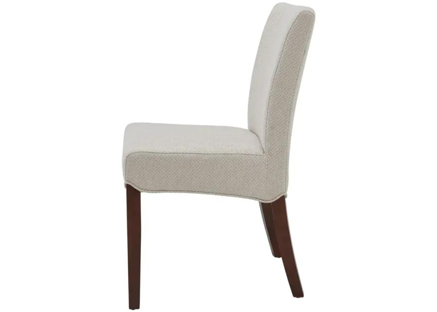 Beverly Hills Fabric Dining Side Chair, Cardiff Cream