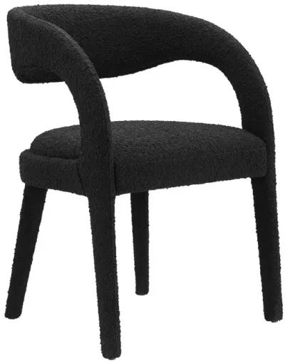 Pinnacle Boucle Upholstered Dining Chair Set of Two