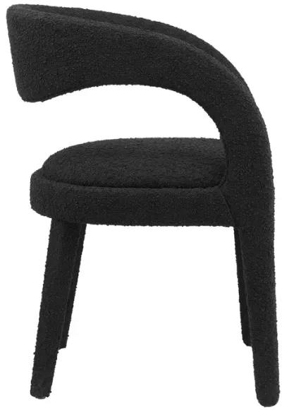 Pinnacle Boucle Upholstered Dining Chair Set of Two