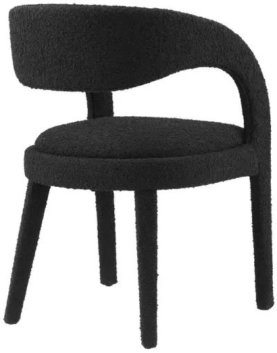 Pinnacle Boucle Upholstered Dining Chair Set of Two