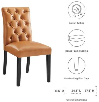 Duchess Dining Chair Vinyl Set of 2