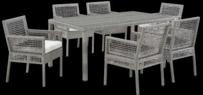 Aura 7 Piece Outdoor Patio Wicker Rattan Set