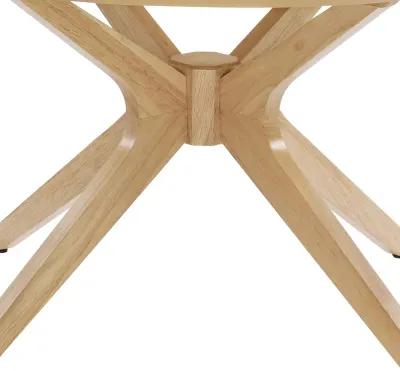 Crossroads Round Wood Coffee Table