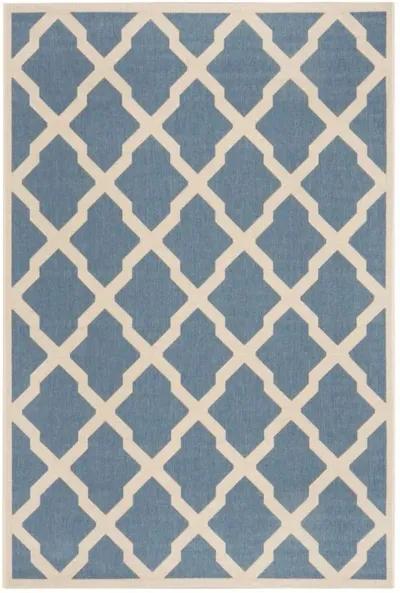 BEACH HOUSE Collection BHS122M-8 Blue / Creme 8' X 10'