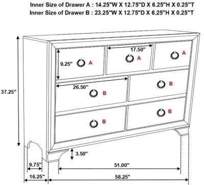 Salford 5-piece Queen Bedroom Set Metallic Sterling