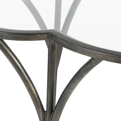 Adhira Glass Accent Table