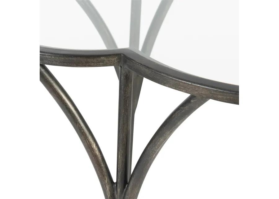 Adhira Glass Accent Table