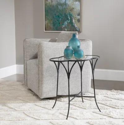 Adhira Glass Accent Table