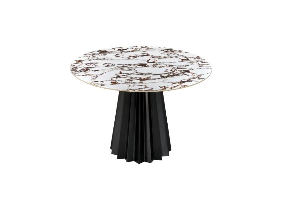 Jimena Marble 47" Round Dining Table