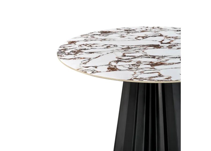 Jimena Marble 47" Round Dining Table