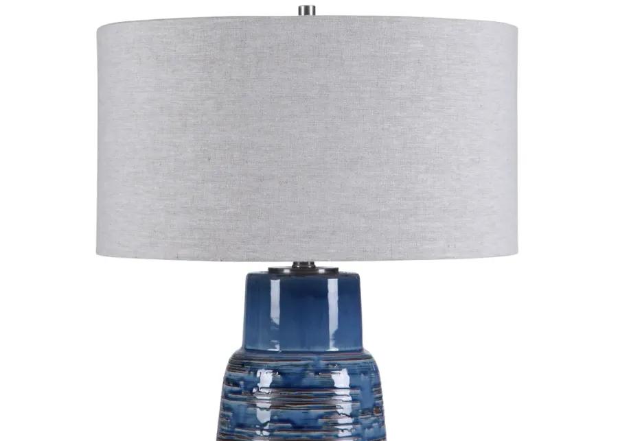 Magellan Blue Table Lamp