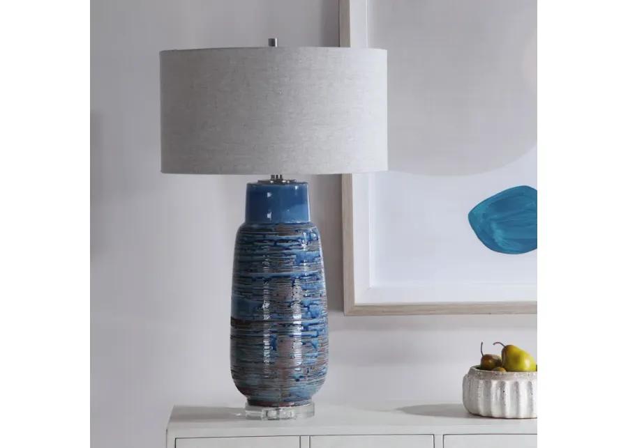 Magellan Blue Table Lamp