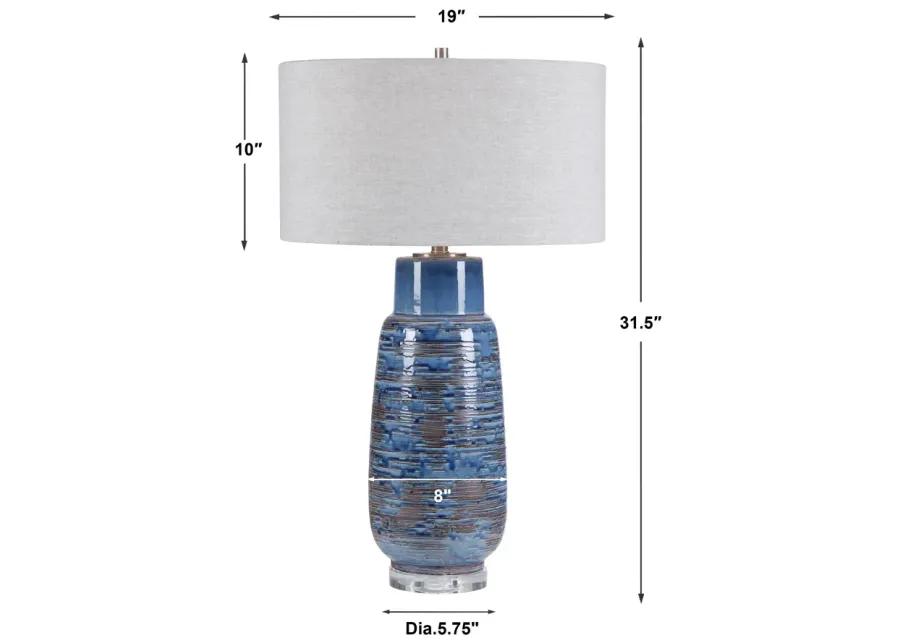 Magellan Blue Table Lamp