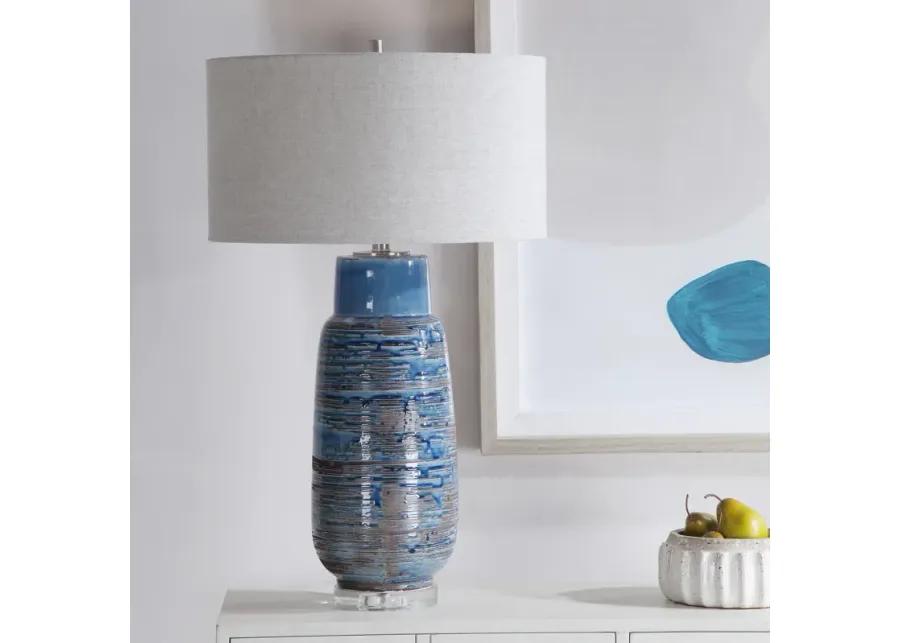 Magellan Blue Table Lamp