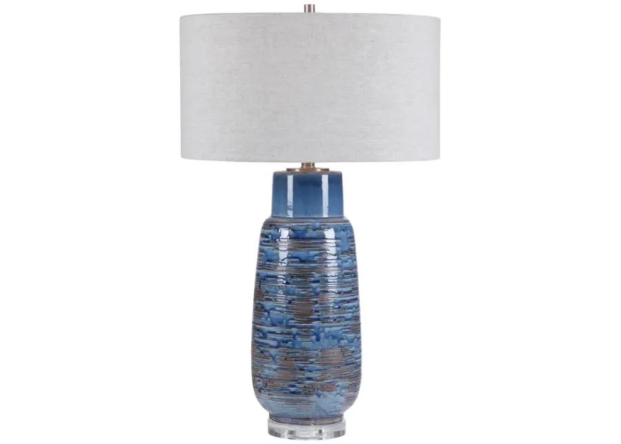 Magellan Blue Table Lamp