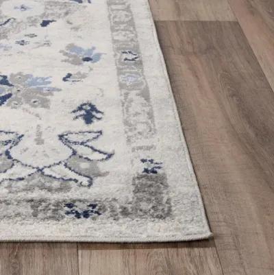 Marquise L. Gray  Polypropylene  2'6"x7'3" Runner Rug