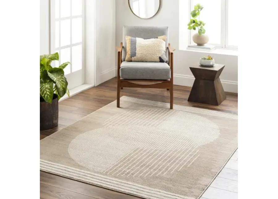 Floransa FSA-2374 6'7" x 9' Machine Woven Rug