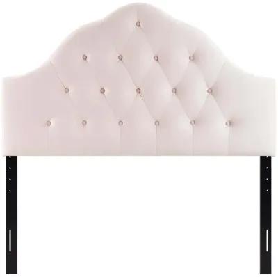 Sovereign Queen Diamond Tufted Performance Velvet Headboard