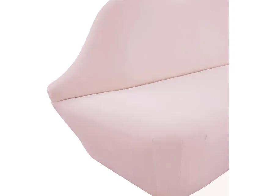 Lips Blush Velvet Settee