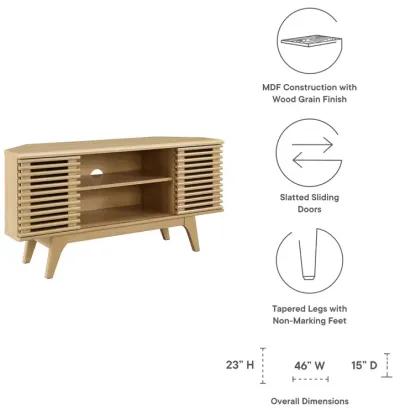 Render 46" Corner TV Stand