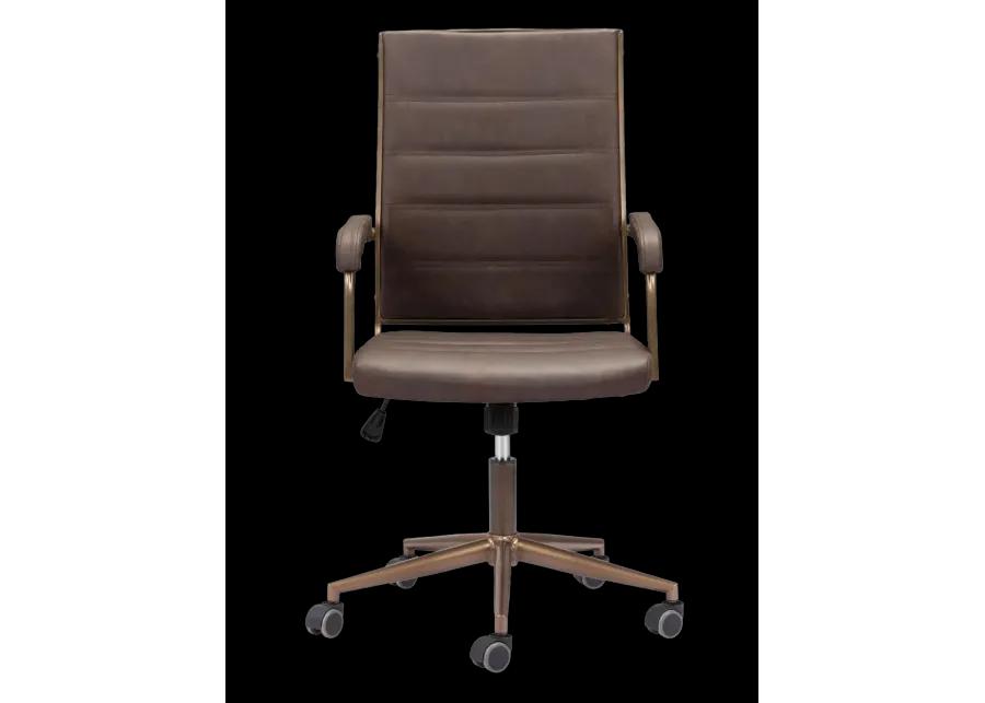 Auction Office Chair Espresso