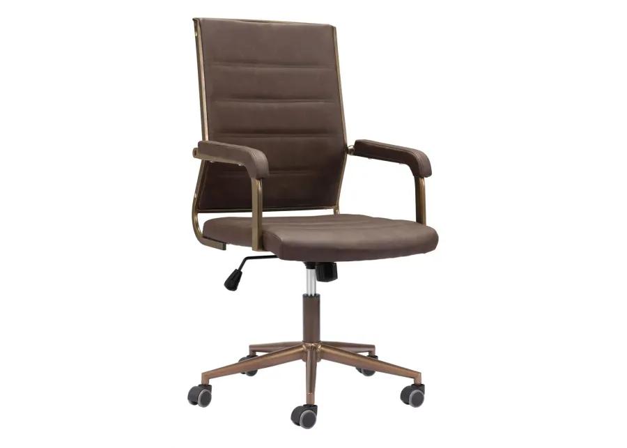 Auction Office Chair Espresso