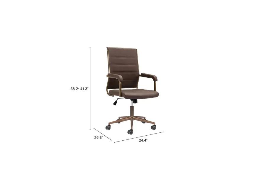 Auction Office Chair Espresso