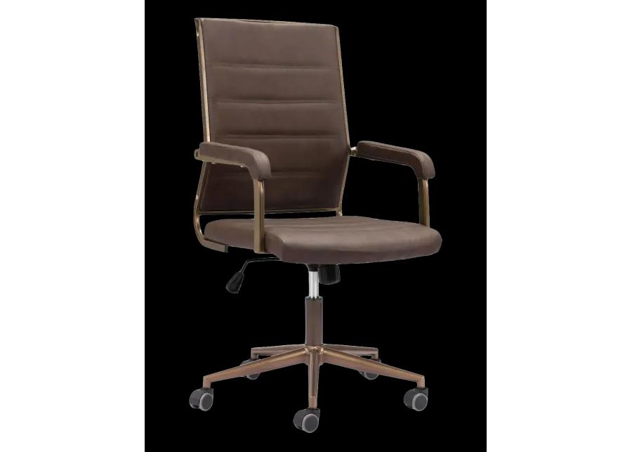 Auction Office Chair Espresso