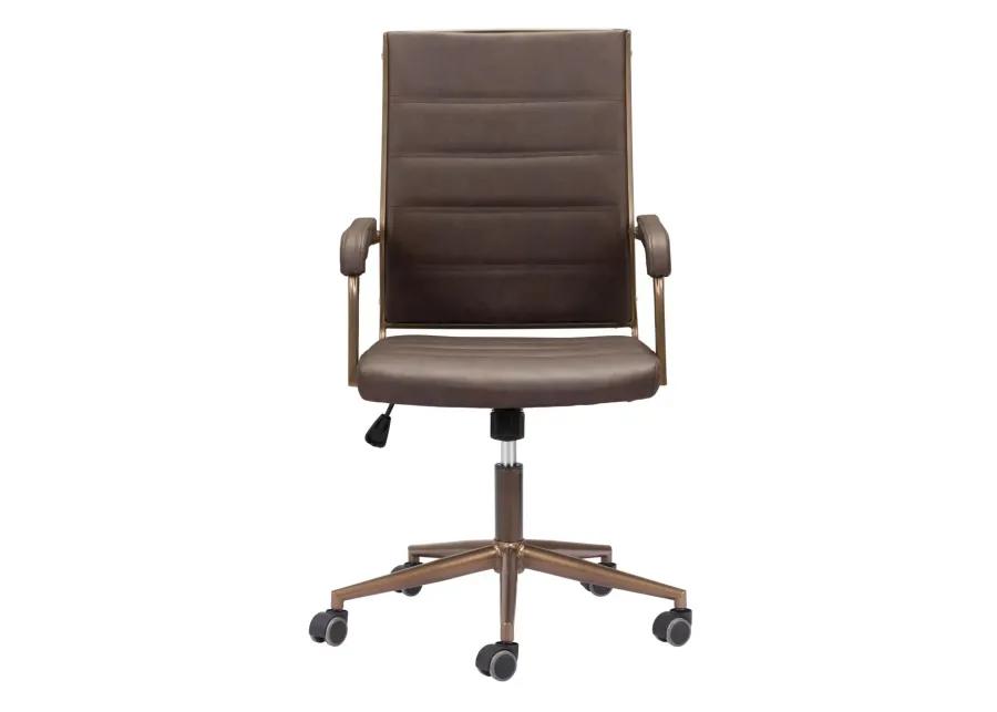 Auction Office Chair Espresso