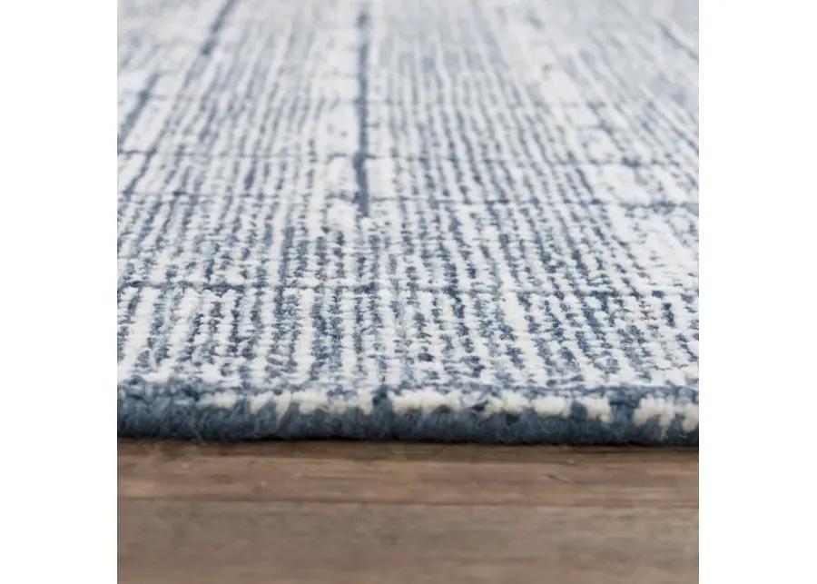 Taylor Blue Wool 7'9" x 9'9" Rectangle Rug