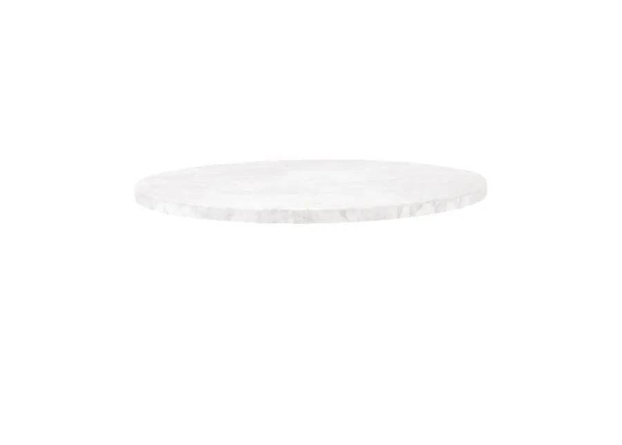 Turino 54" Round Dining Table Carrera Top