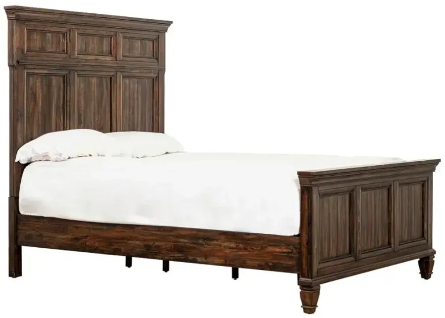 Avenue California King Panel Bed Weathered Burnished Brown