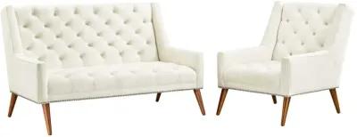 Peruse Living Room Set Performance Velvet Set of 2