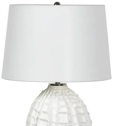 Caspian Ceramic Table Lamp (White) Small