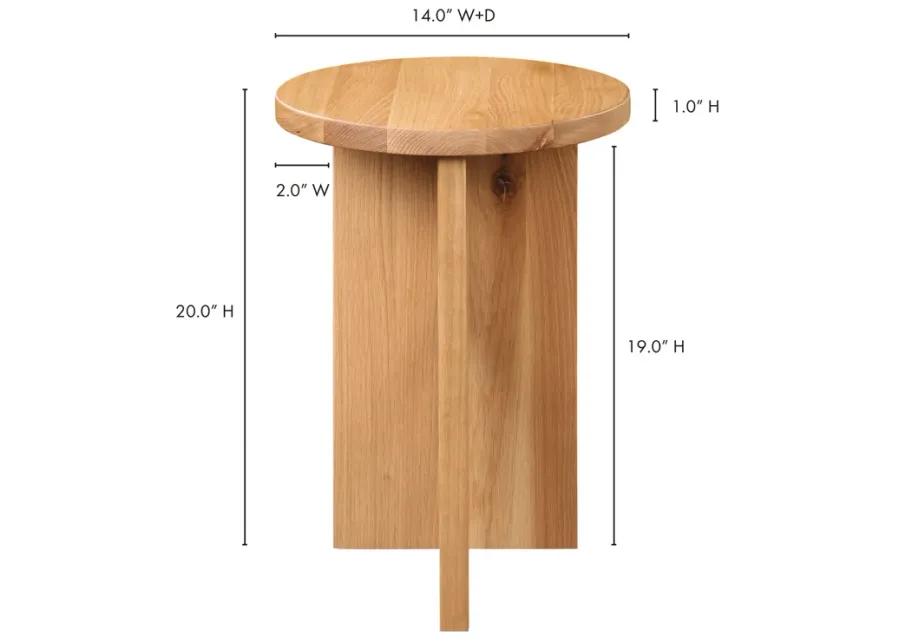 GRACE ACCENT TABLE NATURAL OAK