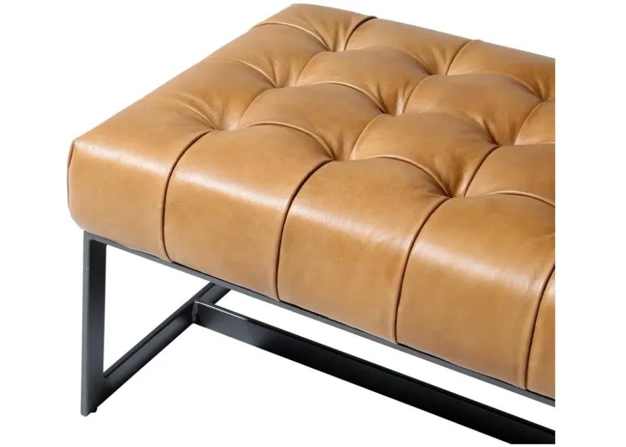 Wyatt Leather Bench