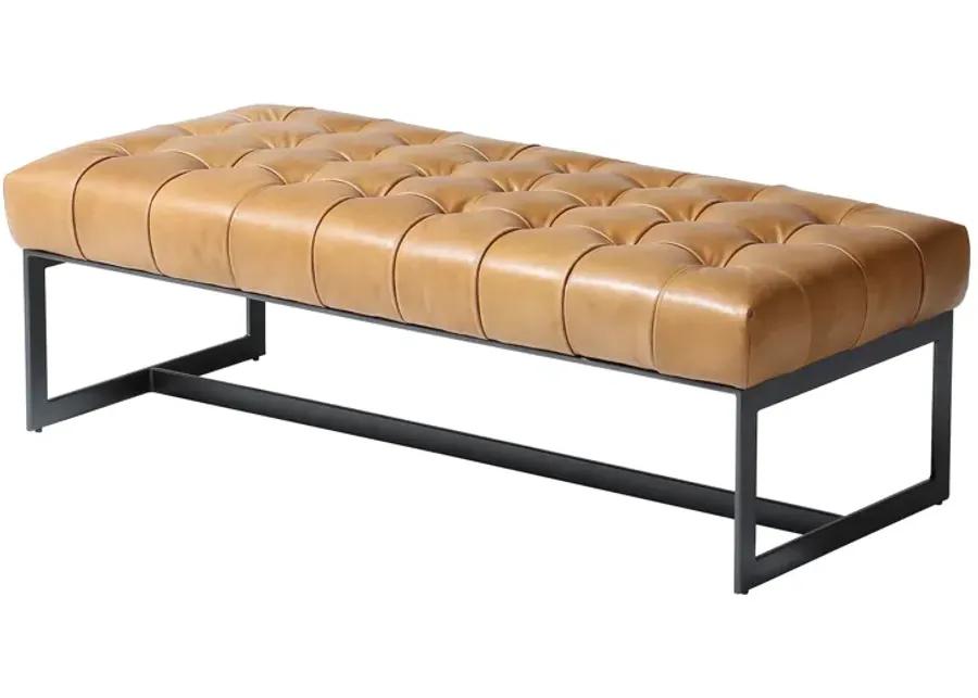 Wyatt Leather Bench