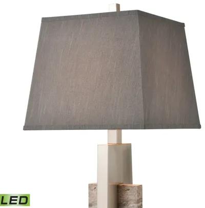 Rochester 32'' High 1-Light Table Lamp - Brushed Nickel - Includes LED Bulb