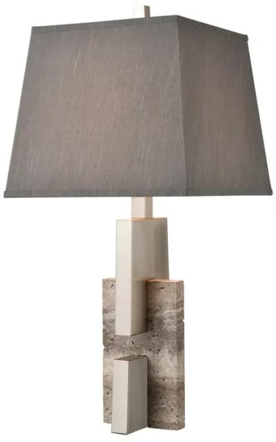 Rochester 32'' High 1-Light Table Lamp - Brushed Nickel - Includes LED Bulb