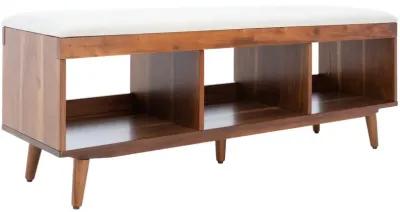 CRICKET OPEN SHELF BENCH W/ CUSHION