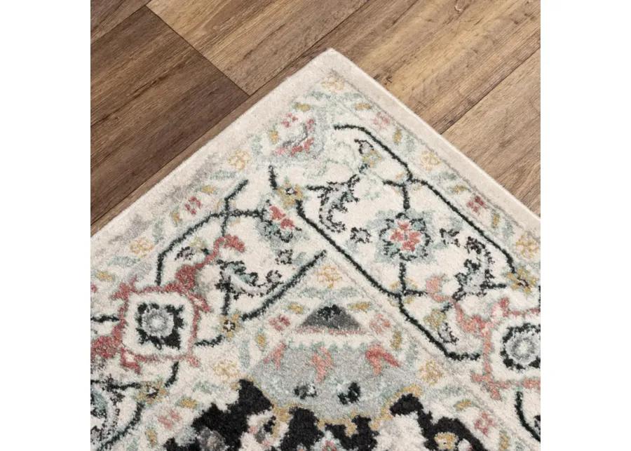 Odyssey Multi  Polypropylene 2'6"x7'6" Runner Rug