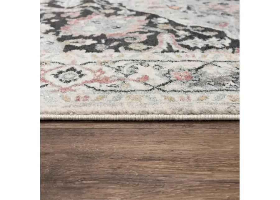 Odyssey Multi  Polypropylene 2'6"x7'6" Runner Rug