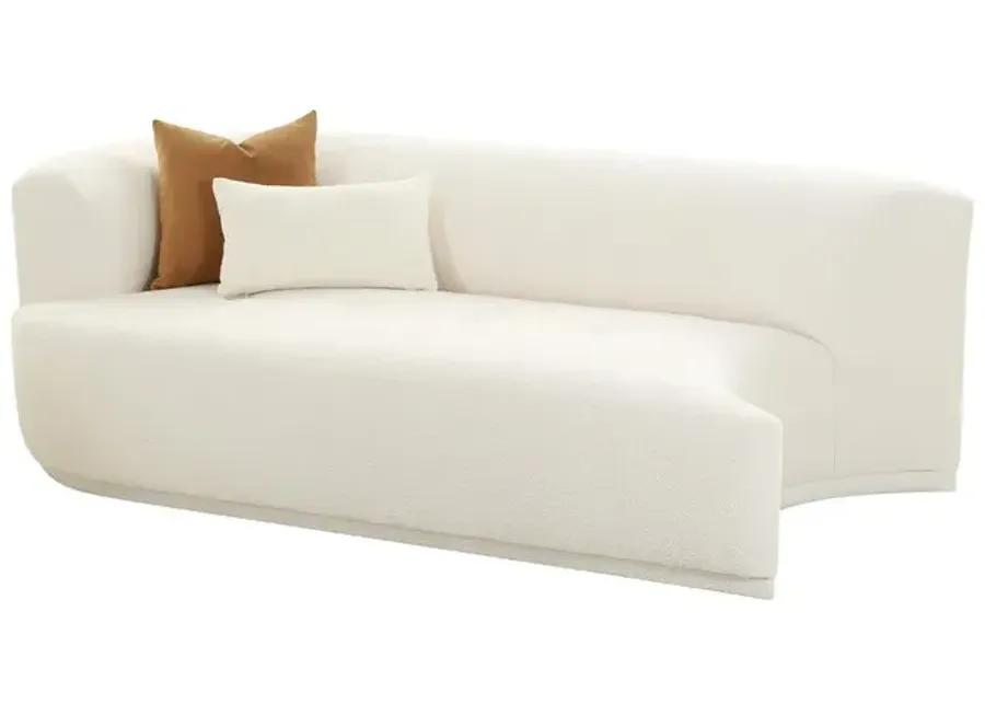 Fickle Cream Boucle Modular LAF Loveseat