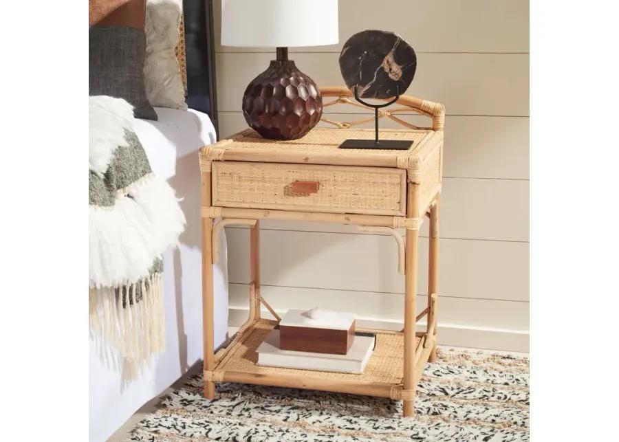 BEA 1 DRAWER 1 SHELF NIGHTSTAND