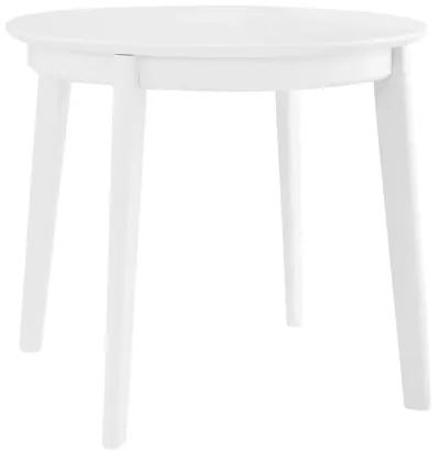 Atle 36" Round Dining Table in Matte White