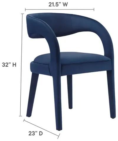 Pinnacle Performance Velvet Dining Chair Set of Two