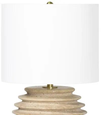 Thea Travertine Mini Lamp (Natural)